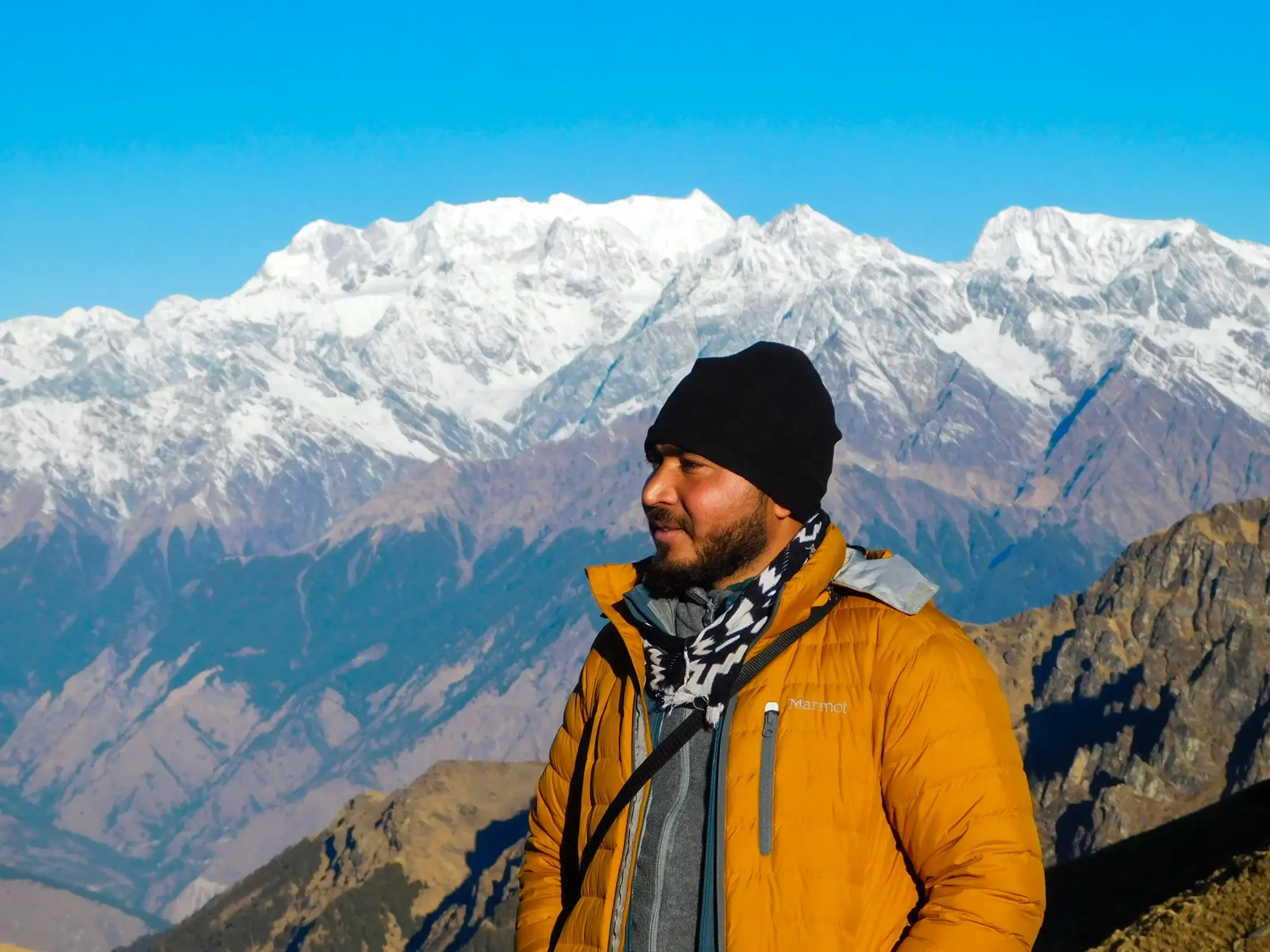 Pangarchulla Peak Trek Himalayan View